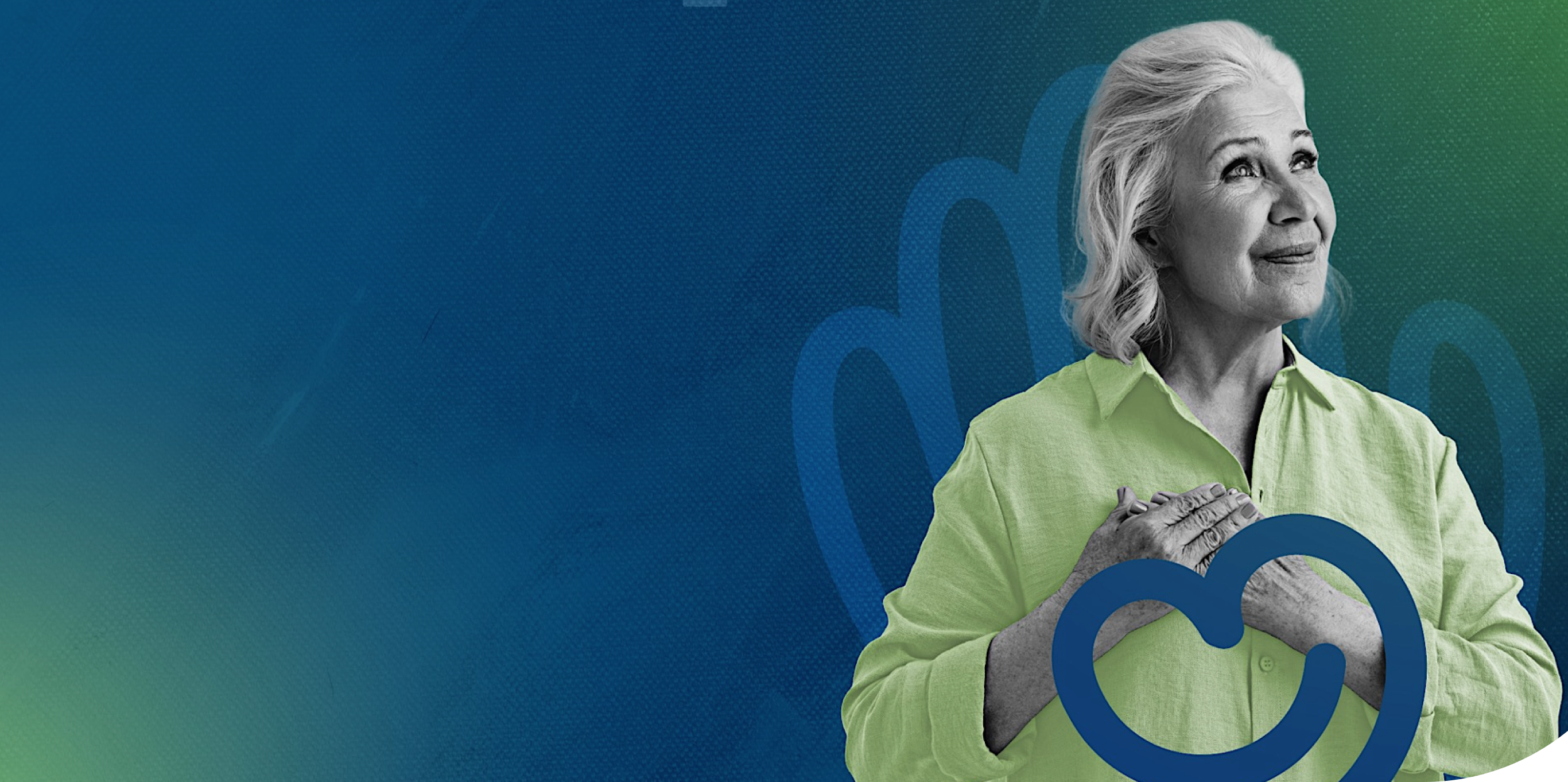 Banner principal en desktop del programa Paliativo con la imagen representativa de una abuelita